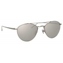 Linda Farrow - 876 C2 Aviator Sunglasses - White Gold - Linda Farrow Eyewear