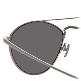 Linda Farrow - 876 C2 Aviator Sunglasses - White Gold - Linda Farrow Eyewear