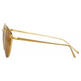 Linda Farrow - 876 C1 Aviator Sunglasses - Yellow Gold - Linda Farrow Eyewear