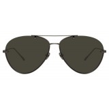 Linda Farrow - 859 C5 Aviator Sunglasses - Nickel - Linda Farrow Eyewear