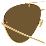 Linda Farrow - 859 C1 Aviator Sunglasses - Yellow Gold - Linda Farrow Eyewear