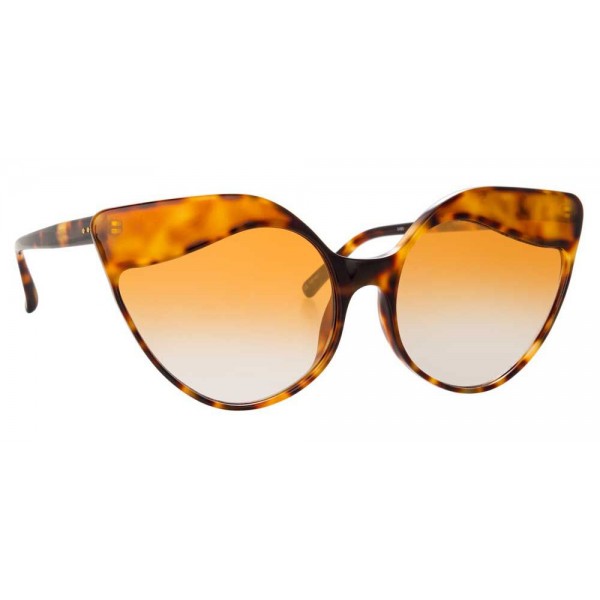 Linda Farrow - 871 C4 Cat Eye Sunglasses - Tortoiseshell - Linda Farrow Eyewear