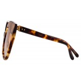 Linda Farrow - 871 C4 Cat Eye Sunglasses - Tortoiseshell - Linda Farrow Eyewear