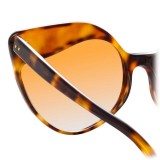 Linda Farrow - 871 C4 Cat Eye Sunglasses - Tortoiseshell - Linda Farrow Eyewear