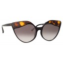 Linda Farrow - 871 C3 Cat Eye Sunglasses - Black Tortoiseshell - Linda Farrow Eyewear