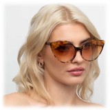 Linda Farrow - 871 C4 Cat Eye Sunglasses - Tortoiseshell - Linda Farrow Eyewear