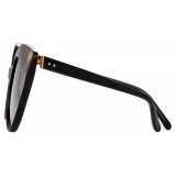 Linda Farrow - 871 C3 Cat Eye Sunglasses - Black Tortoiseshell - Linda Farrow Eyewear