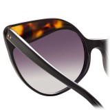 Linda Farrow - 871 C3 Cat Eye Sunglasses - Black Tortoiseshell - Linda Farrow Eyewear