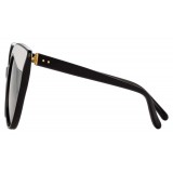 Linda Farrow - 871 C1 Cat Eye Sunglasses - Black White - Linda Farrow Eyewear