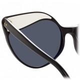 Linda Farrow - 871 C1 Cat Eye Sunglasses - Black White - Linda Farrow Eyewear