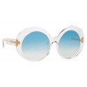 Linda Farrow - Occhiali da Sole Oversized 844 C6 - Trasparente - Linda Farrow Eyewear