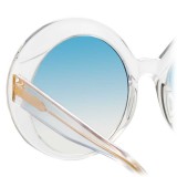 Linda Farrow - 844 C6 Oversized Sunglasses - Clear - Linda Farrow Eyewear