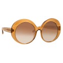 Linda Farrow - 844 C4 Oversized Sunglasses - Tobacco - Linda Farrow Eyewear