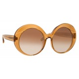 Linda Farrow - 844 C4 Oversized Sunglasses - Tobacco - Linda Farrow Eyewear