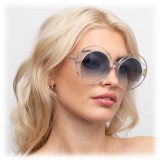 Linda Farrow - 844 C6 Oversized Sunglasses - Clear - Linda Farrow Eyewear