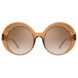 Linda Farrow - 844 C4 Oversized Sunglasses - Tobacco - Linda Farrow Eyewear