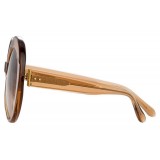 Linda Farrow - 844 C4 Oversized Sunglasses - Tobacco - Linda Farrow Eyewear