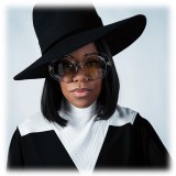 Linda Farrow - Occhiali da Sole Oversized 844 C5 - Trasparente - Linda Farrow Eyewear - Regina King Official