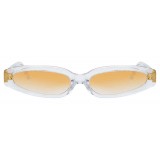 Linda Farrow - 960 C3 Angular Sunglasses - Clear - Linda Farrow Eyewear