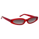 Linda Farrow - 960 C2 Angular Sunglasses - Red - Linda Farrow Eyewear - Dazed Lila Moss Official