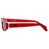 Linda Farrow - 960 C2 Angular Sunglasses - Red - Linda Farrow Eyewear - Dazed Lila Moss Official