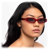 Linda Farrow - 960 C2 Angular Sunglasses - Red - Linda Farrow Eyewear - Dazed Lila Moss Official