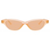 Linda Farrow - 965 C5 Cat Eye Sunglasses - Peach - Linda Farrow Eyewear