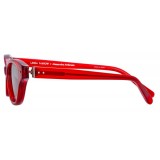 Linda Farrow - 965 C3 Cat Eye Sunglasses - Crimson - Linda Farrow Eyewear