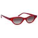 Linda Farrow - 965 C3 Cat Eye Sunglasses - Crimson - Linda Farrow Eyewear