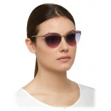 Bulgari - B.ZERO1 - Cat Eye Sunglasses B.Purevibes - Semi-Rimeless - Violet - B.ZERO1 Collection - Bulgari Eyewear