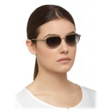 Bulgari - B.ZERO1 - Oval Sunglasses B.Stripe - Semi-Rimeless - Black - B.ZERO1 Collection - Bulgari Eyewear