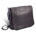 Garage par Reveil - XY Bag - Python Bag - Black - Handmade in Italy - Luxury High Quality Accessory