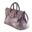 Garage par Reveil - Week End Bag - Python Bag - Pink - Handmade in Italy - Luxury High Quality Accessory