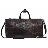 Garage par Reveil - Keepal Bag - Python Bag - Black - Handmade in Italy - Luxury High Quality Accessory