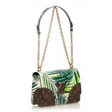 Louis Vuitton Vintage - Cruise Twist MM Bag - Green, Multi - Leather with Monogram Canvas Handbag - Luxury High Quality