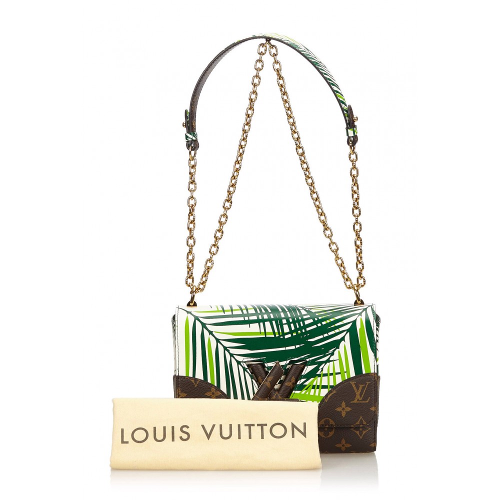 LV Green Medium Twist Bag $180