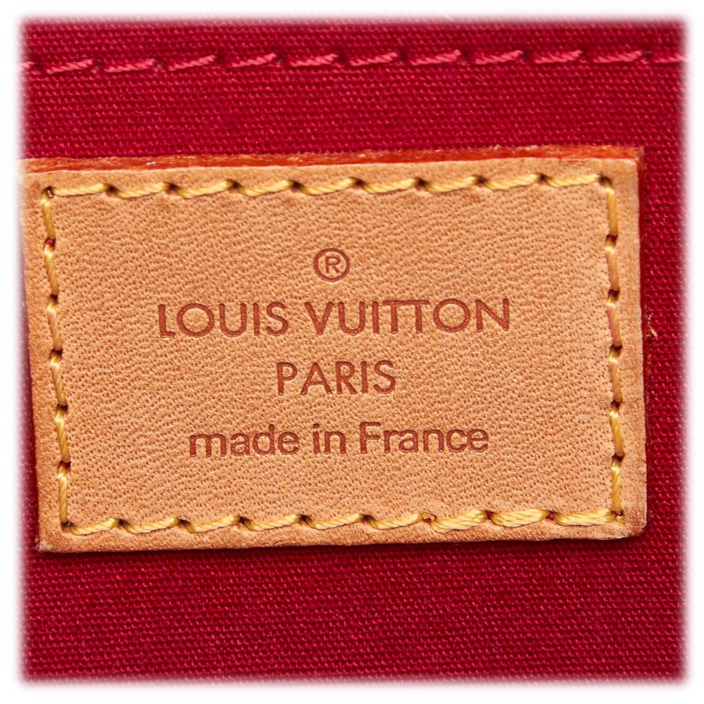 AUTHENTIC Louis Vuitton Rosewood Red Vernis Preowned (WBA198) – Jj's  Closet, LLC