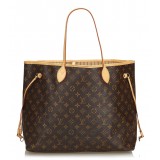 Louis Vuitton Vintage - Neverfull GM Bag - Brown - Monogram Canvas and Leather Handbag - Luxury High Quality