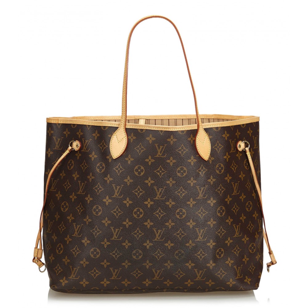 Louis Vuitton Vintage - Neverfull GM Bag - Brown - Monogram Canvas and Leather Handbag - Luxury ...