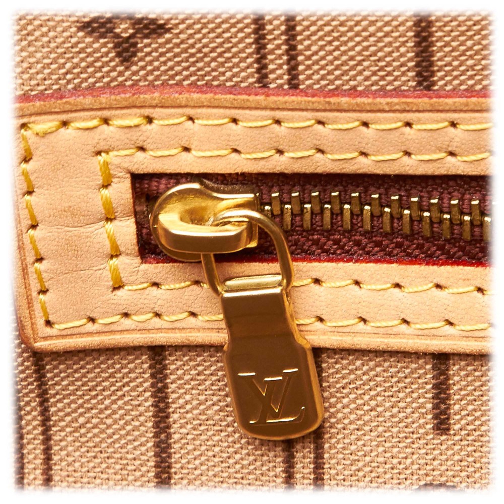 Louis Vuitton Vintage - Neverfull GM Bag - Marrone - Borsa in Pelle e Tela Monogramma - Alta ...