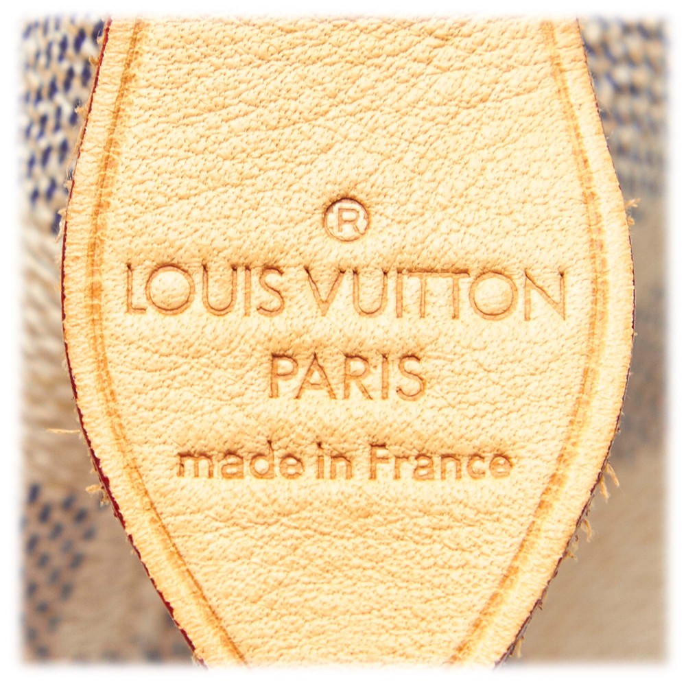 Louis Vuitton Vintage - Damier Azure Saleya GM Bag - White Ivory Blue -  Damier Canvas and Leather Handbag - Luxury High Quality - Avvenice
