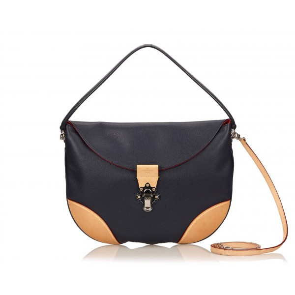 Louis Vuitton Vintage - Moon Besace GM Bag - Black & Brown - Taiga ...
