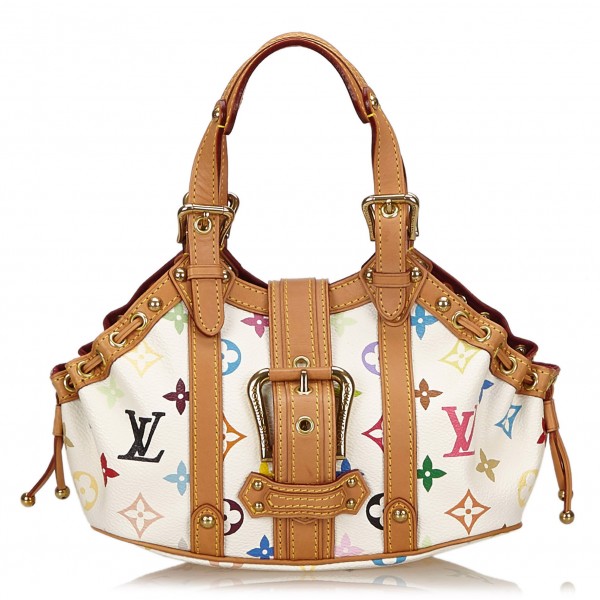 Louis+Vuitton+Theda+Tote+GM+Brown+Canvas for sale online