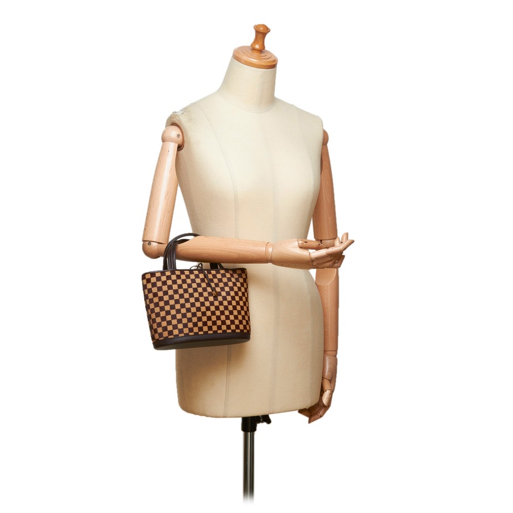 Louis Vuitton Damier Sauvage Impala Tote Handbag of Brown and Tan Pony Hair  at 1stDibs