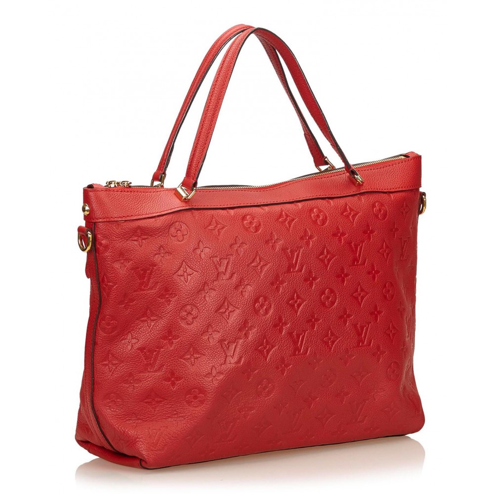 Louis Vuitton Bastille Bag Monogram Empreinte Leather mm Red