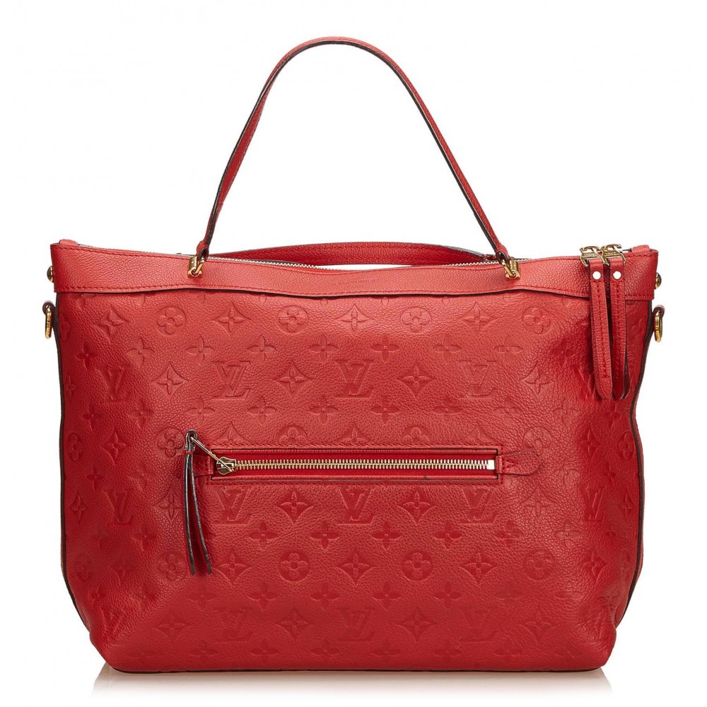 Louis Vuitton - Authenticated Bastille Handbag - Leather Red Plain for Women, Very Good Condition