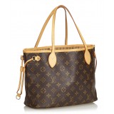 Louis Vuitton Vintage - Neverfull PM Bag - Marrone - Borsa in Pelle e Tela Monogramma - Alta Qualità Luxury