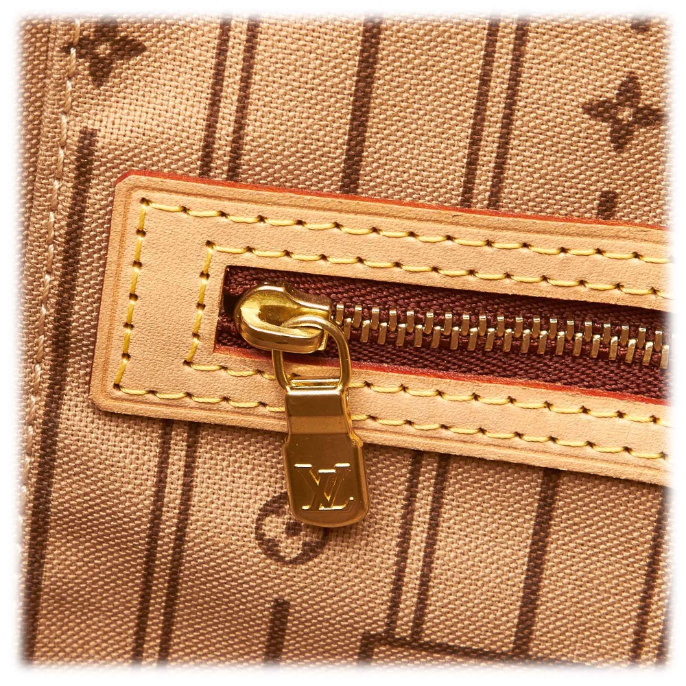 Louis Vuitton Vintage - Neverfull PM Bag - Brown - Monogram Canvas and Leather Handbag - Luxury ...