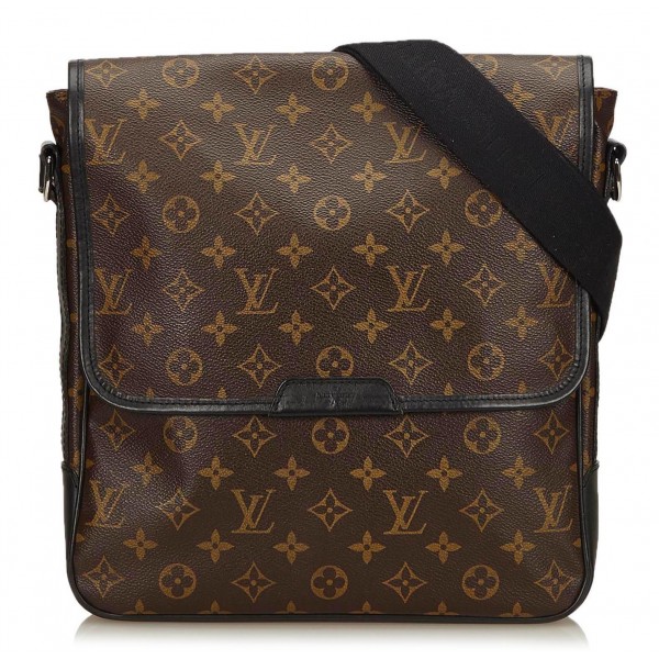 Louis Vuitton Vintage - Macassar Bass MM Bag - Brown - Monogram Canvas and Leather Shoulder Bag - Luxury High Quality