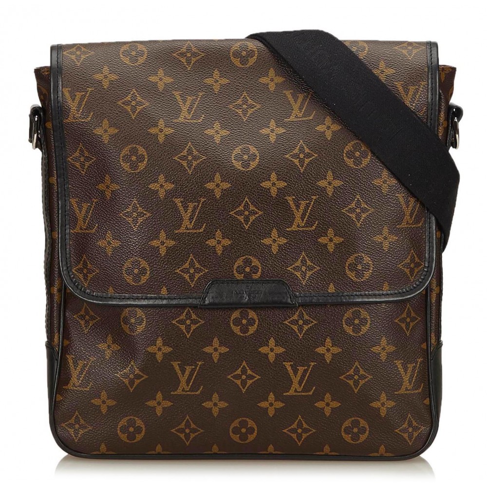 Louis Vuitton Vintage - Macassar Bass MM Bag - Brown - Monogram Canvas and  Leather Shoulder Bag - Luxury High Quality - Avvenice